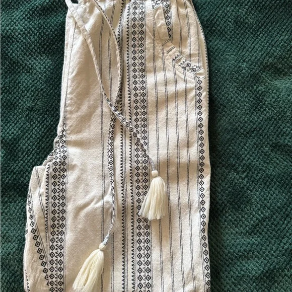 Anthropologie Boho Tassel Beach Pants - Picture 5 of 13